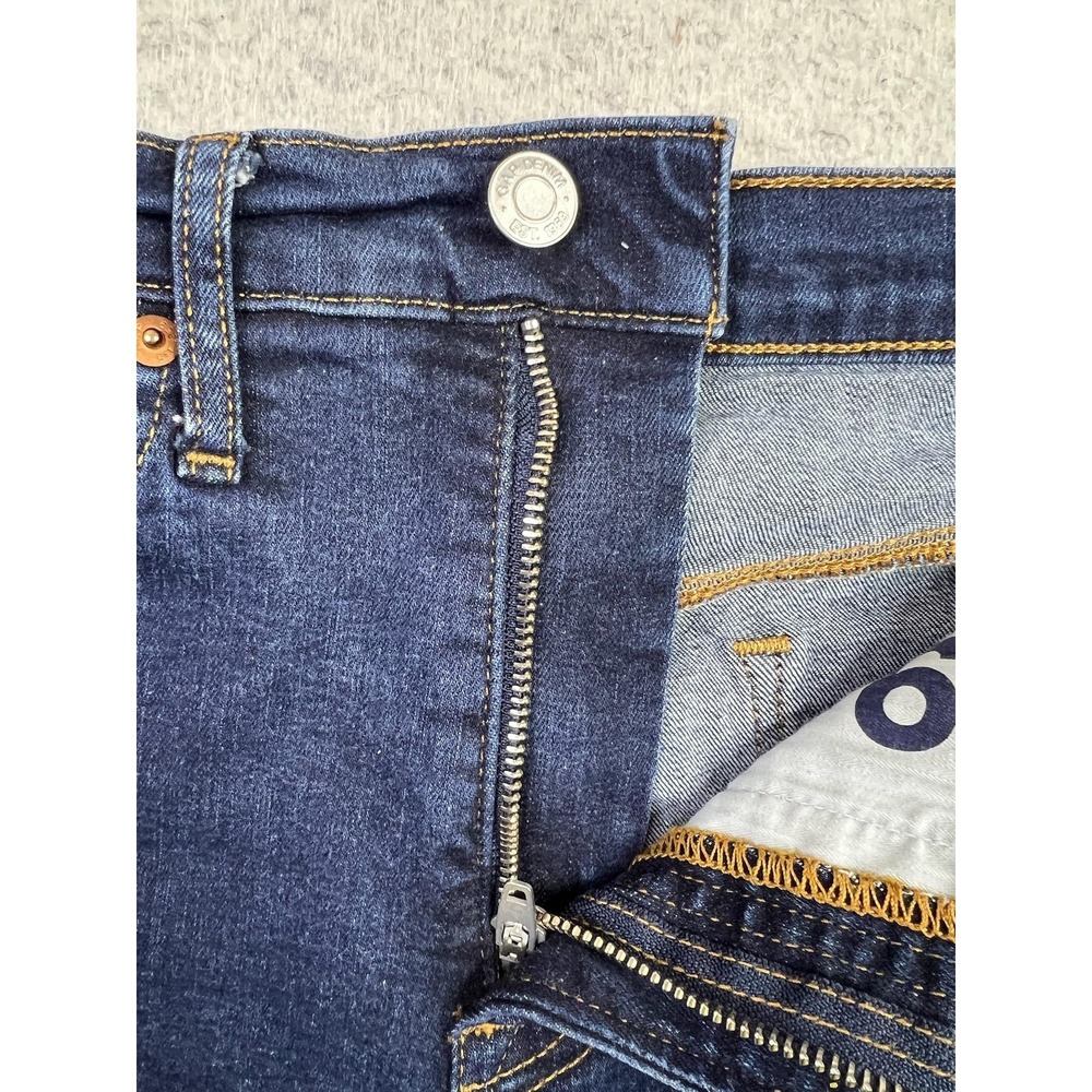 Gap True Skinny Jeans Womens 8/29 Blue Dark Rinse Mid Rise Stretch Denim Wash - Picture 3 of 14
